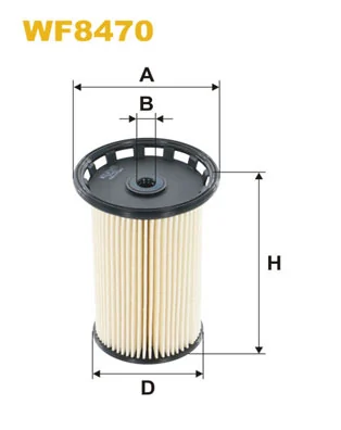 WIX FILTERS Üzemanyagszűrő - WF8470 - TothCarparts