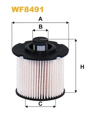 WIX FILTERS Üzemanyagszűrő - WF8491 - TothCarparts