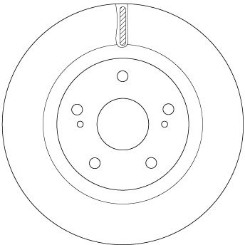 TRW féktárcsa - DF6576S - TothCarparts