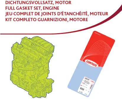 WILMINK GROUP teljes tömítéskészlet, motor - WG1230719 - TothCarparts
