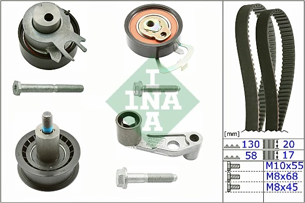 WILMINK GROUP Fogasszíjkészlet - WG1251249 - TothCarparts