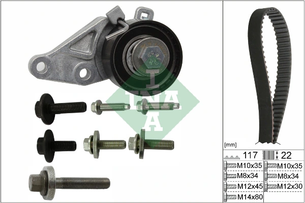WILMINK GROUP Fogasszíjkészlet - WG1251325 - TothCarparts