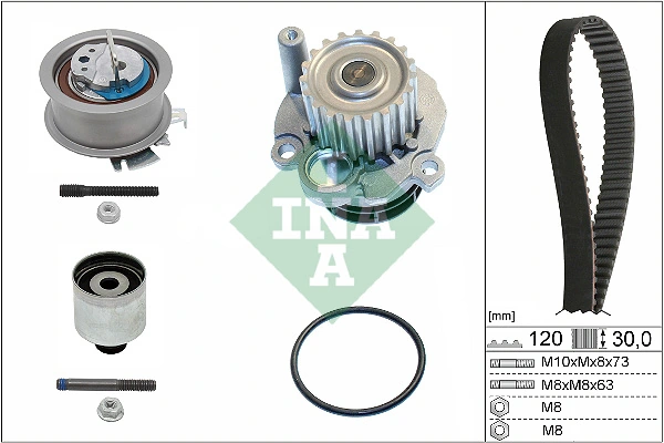 WILMINK GROUP Vízpumpa + fogasszíj készlet - WG1251434 - TothCarparts