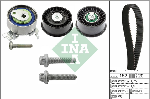 WILMINK GROUP Fogasszíjkészlet - WG1251793 - TothCarparts