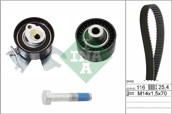WILMINK GROUP Fogasszíjkészlet - WG1251811 - TothCarparts