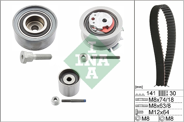 WILMINK GROUP Fogasszíjkészlet - WG1251832 - TothCarparts