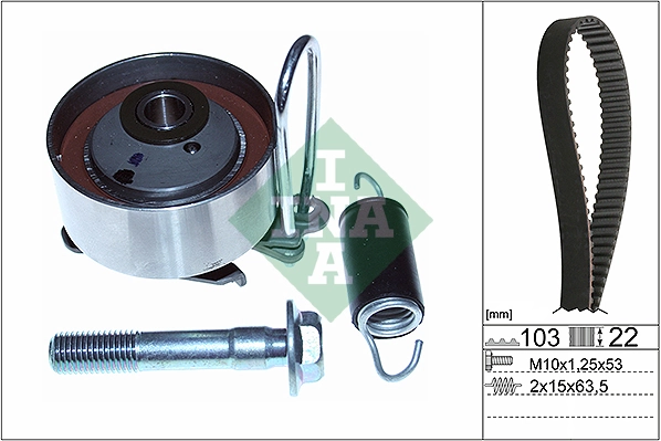 WILMINK GROUP Fogasszíjkészlet - WG1251903 - TothCarparts