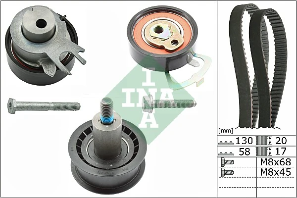 WILMINK GROUP Fogasszíjkészlet - WG1251948 - TothCarparts