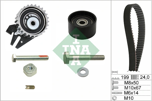WILMINK GROUP Fogasszíjkészlet - WG1251986 - TothCarparts