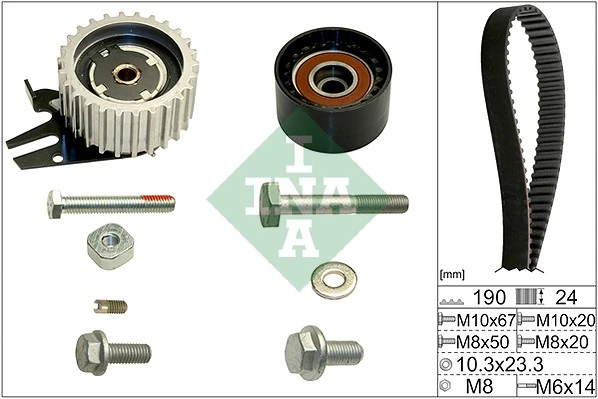 WILMINK GROUP Fogasszíjkészlet - WG1252050 - TothCarparts
