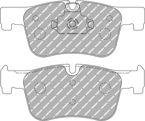 FERODO RACING fékbetétkészlet, tárcsafék - FCP4489H - TothCarparts