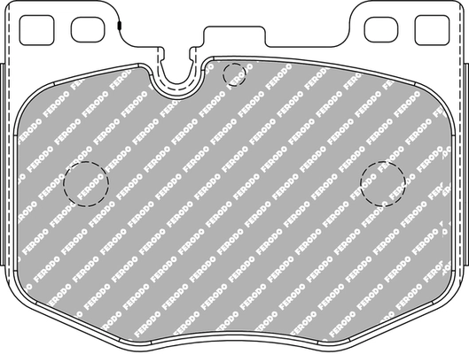 FERODO RACING fékbetétkészlet, tárcsafék - FCP5055H - TothCarparts