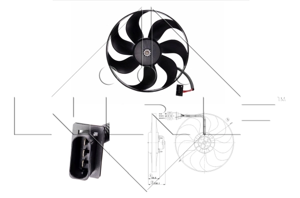 WILMINK GROUP ventilátor, motorhűtés - WG1720178 - TothCarparts