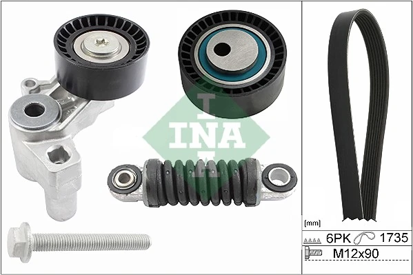 WILMINK GROUP hosszbordás szíj készlet - WG1780392 - TothCarparts